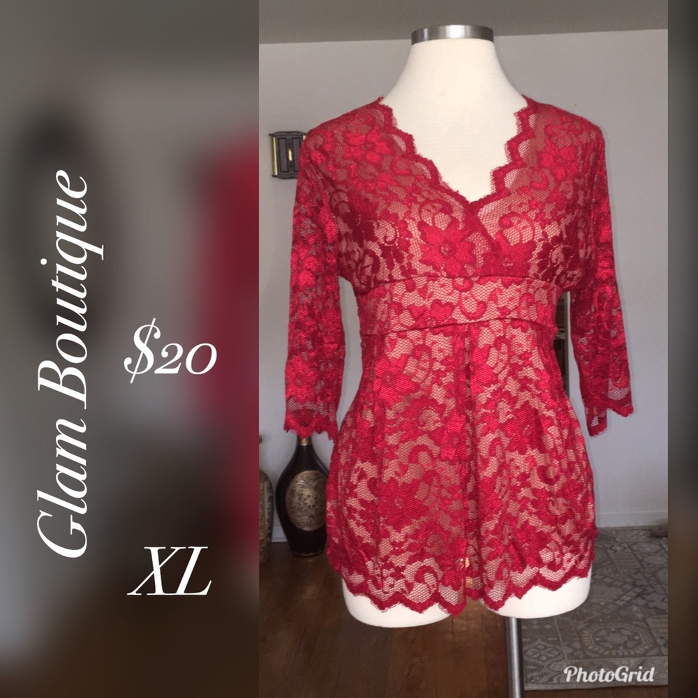 A lace top